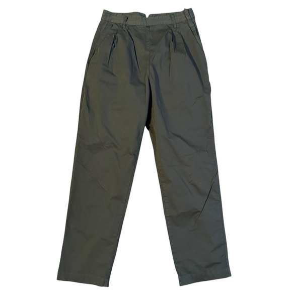 Alex Mill Double Pleat Green Pants Size Small 2 - Picture 1 of 5